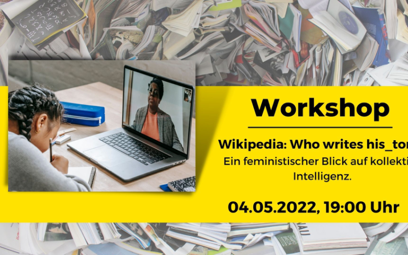 Zu sehen ist eine schreibende Person, die an einem Videogespräch teilnimmt.