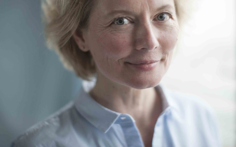 On the picture you can see a portrait of the artist Olga Kisseleva