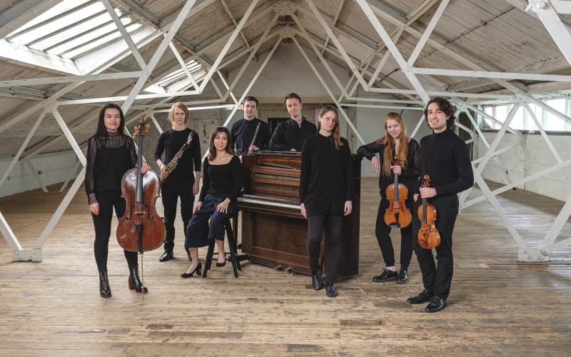 Group photo of the Explore Ensemble