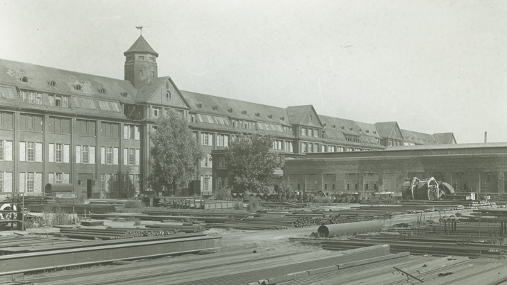 Hallenbau nach der Aufgabe der Produktion