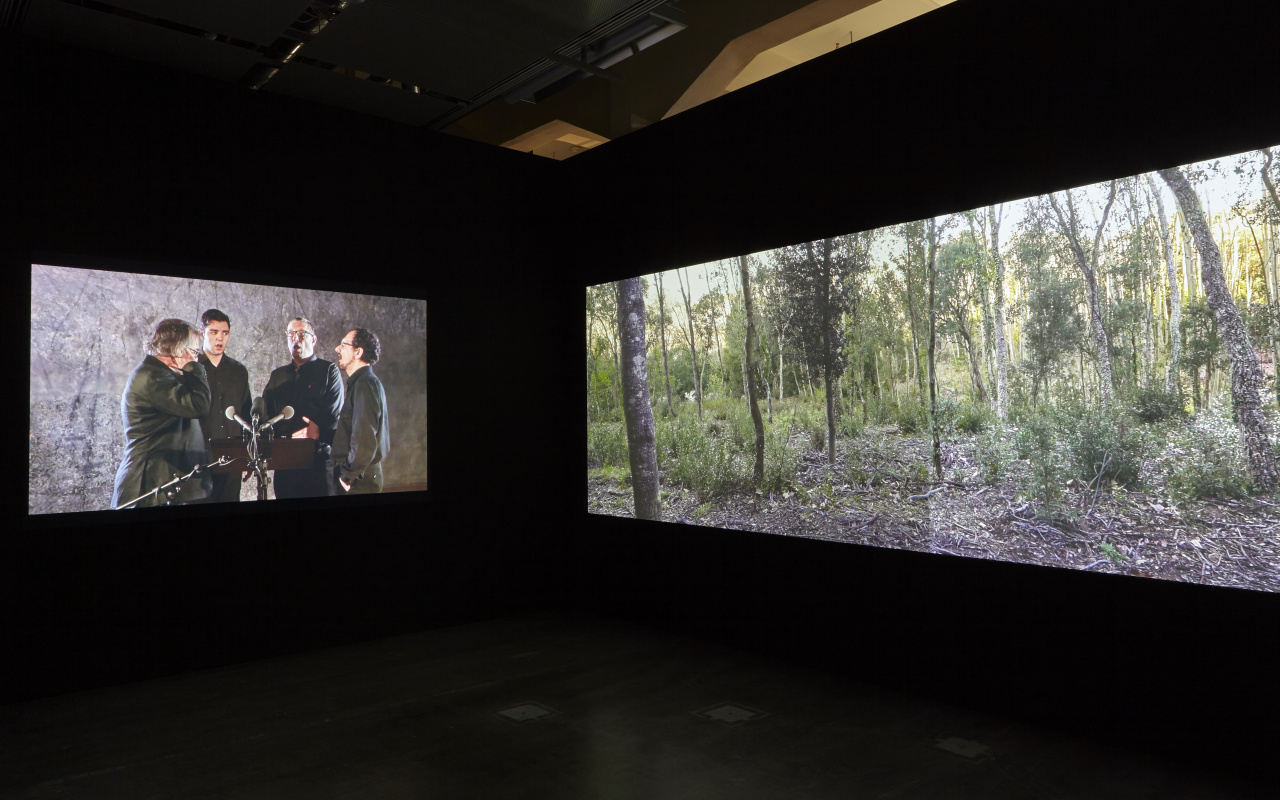 Exhibition view »DIA-LOGOS. Ramon Lull and the ars combinatoria«