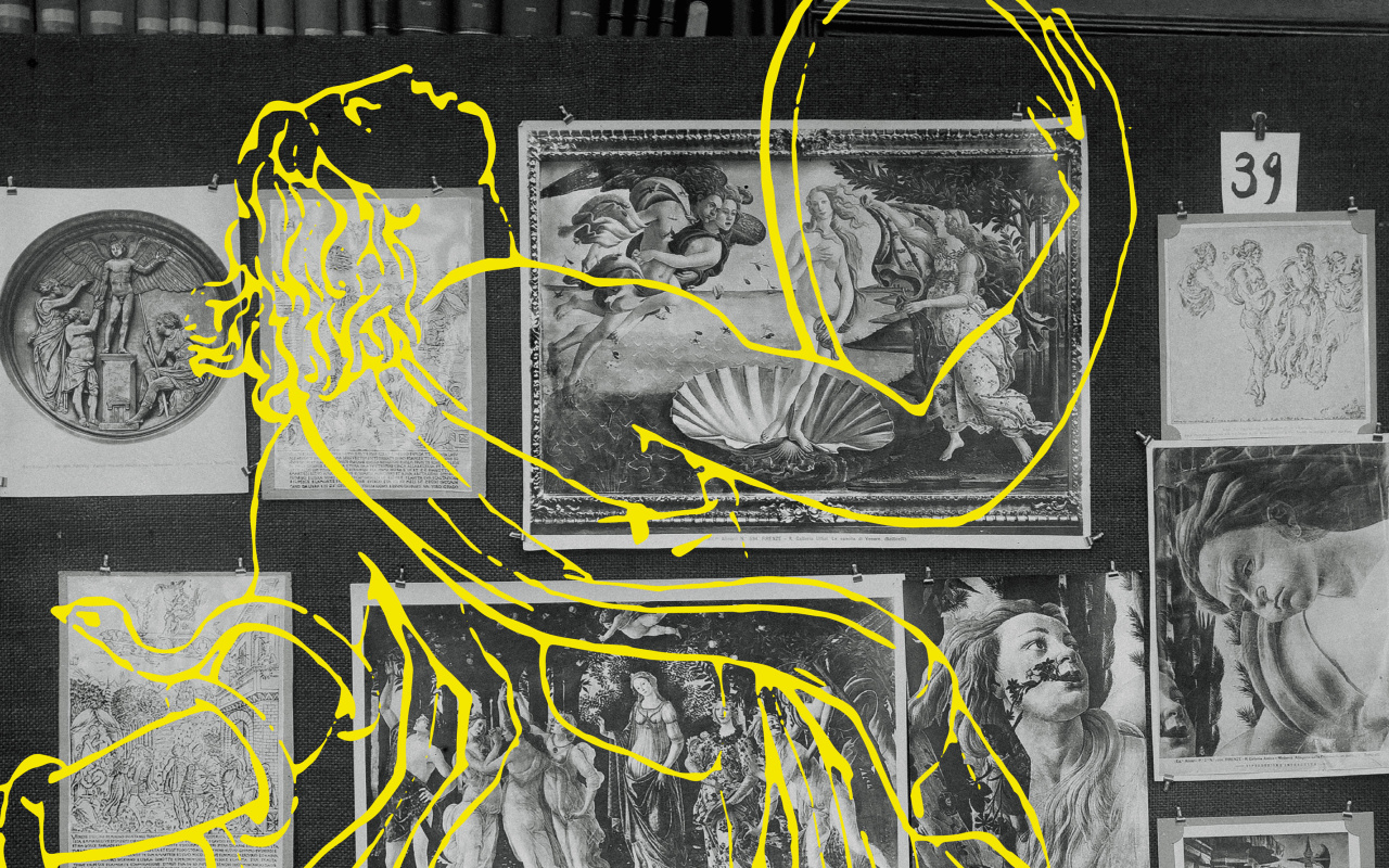 Titelbild der Ausstellung zu »Aby Warburg. Mnemosyne Bilderatlas«