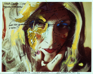Lynn Hershman Leeson, Roberta Breitmore Construction Chart aus der Serie External Transformations, 1974,  C-Print