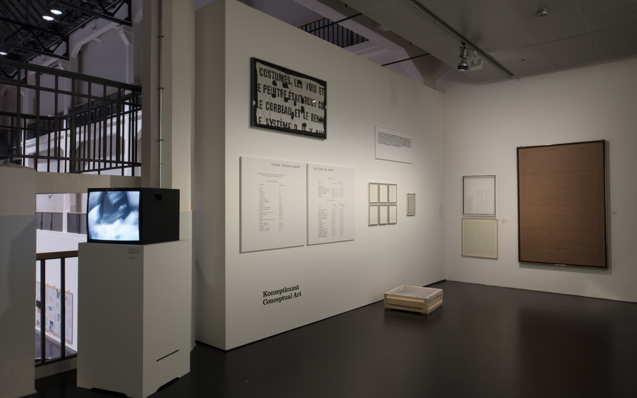 Blick in die Ausstellung »Kunst in Europa 1945-1968«.