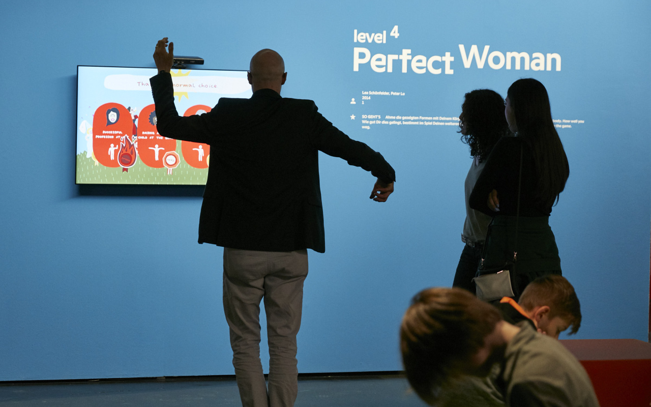 Blick in die Ausstellung »zkm_gameplay. the next level«