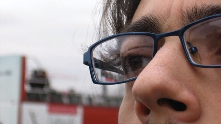 Nahaufnahme des Gesichts eines Mannes