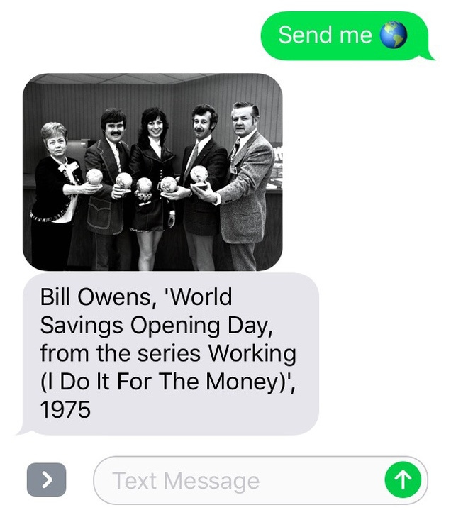 Chatnachricht des Chatbots "Send me SFMOMA"