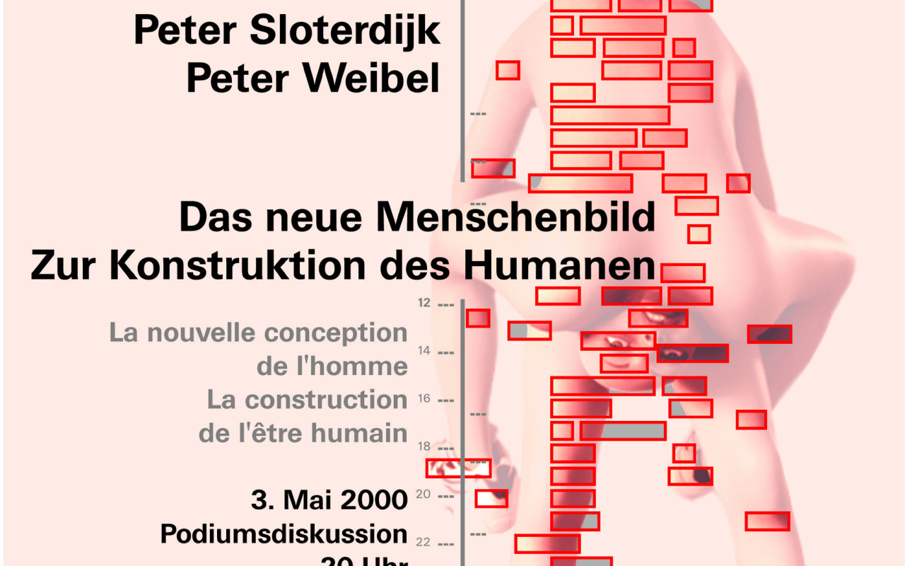 Plakat der Veranstaltung "Das neue Menschenbild"