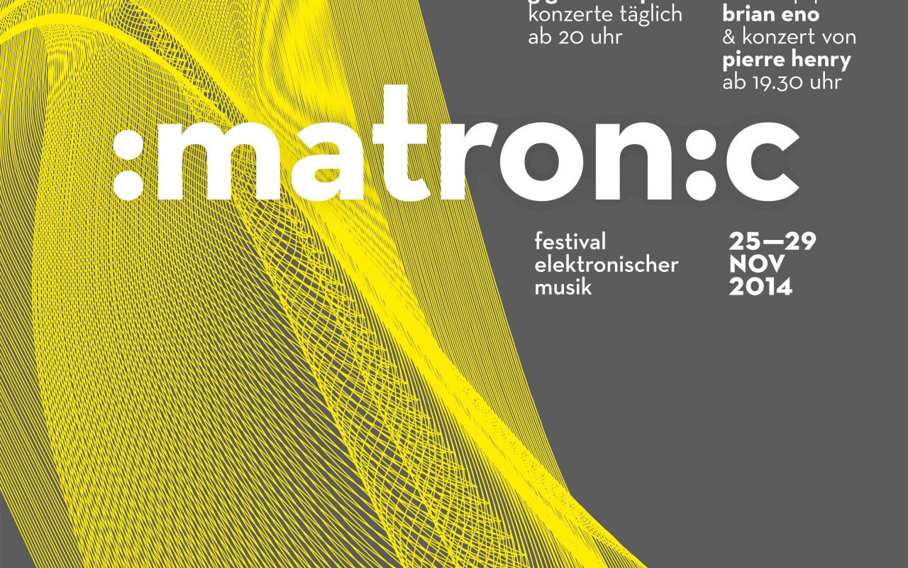 Plakat des IMATRONIC 2014 am ZKM | Karlsruhe