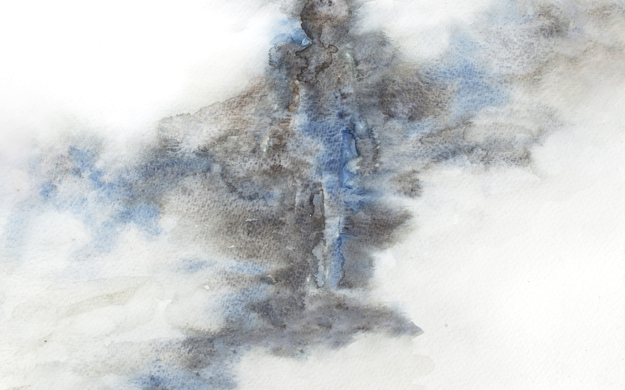 wet-on-wet watercolour by Olga Lukyanova