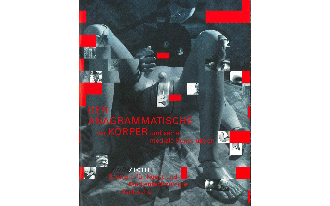 Cover of the exhibition brochure "The Anagrammatic Body" with a picture by Cindy Sherman