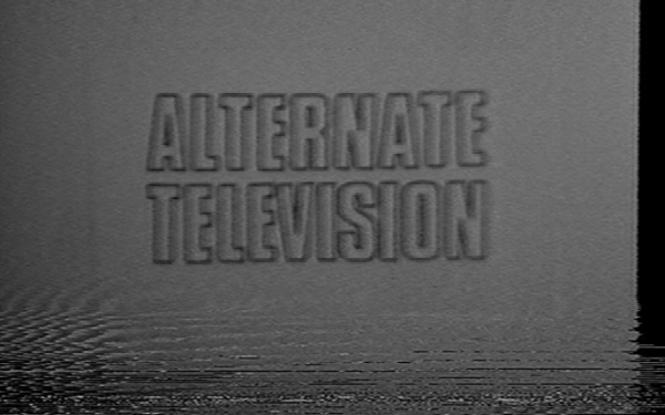 Video still from Michael Shamberg's »Media Primer« in black and white