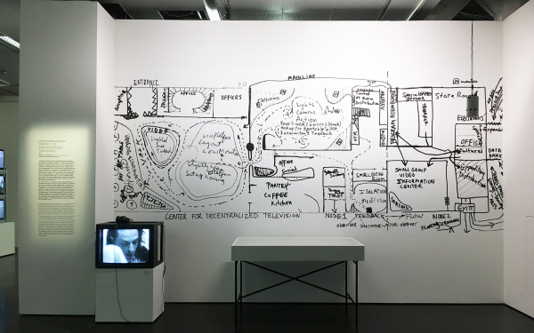 Blick in die Ausstellung »Radical Software«
