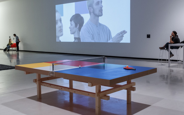 Blick in die Ausstellung »Open Codes. We are Data« in Bilbao