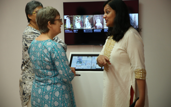 Blick in die Ausstellung »Open Codes. Digital Culture Techniques«, Mumbai. 