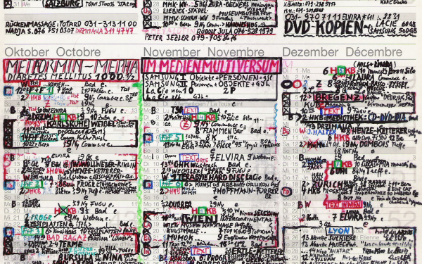 Calendar from the year 2009 by Gerhard Johann Lischka