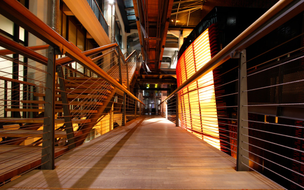 Brücke des ZKM Musikbalkon