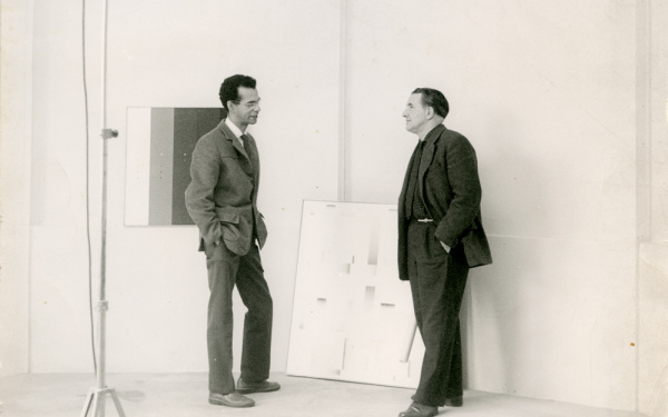 Walther-Bense - Almir Mavignier: Bilder und Plakate, Galerie Gänsheide 26 - 1957