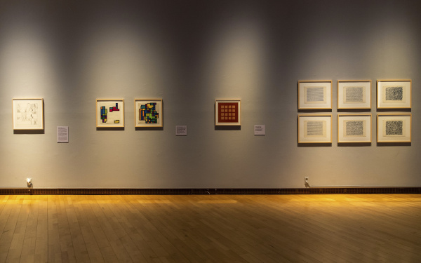 Blick in die Ausstellung »Writing the History of the Future. Signature Works of the Singular ZKM Media Art Collection«, 17. Dezember, 2021 - 3. April, 2022, Gwangju Museum of Art