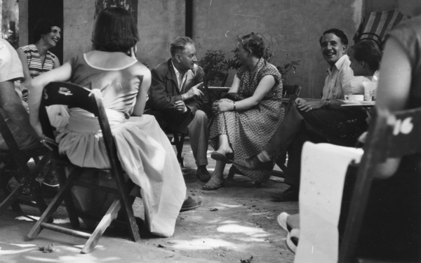Jean Giono und Elisabeth Walther, Gréoux-les-Bains 1953