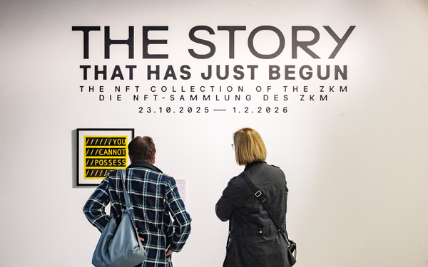 Foto der Ausstellungseröffnung "The Story That Has Just Begun"
