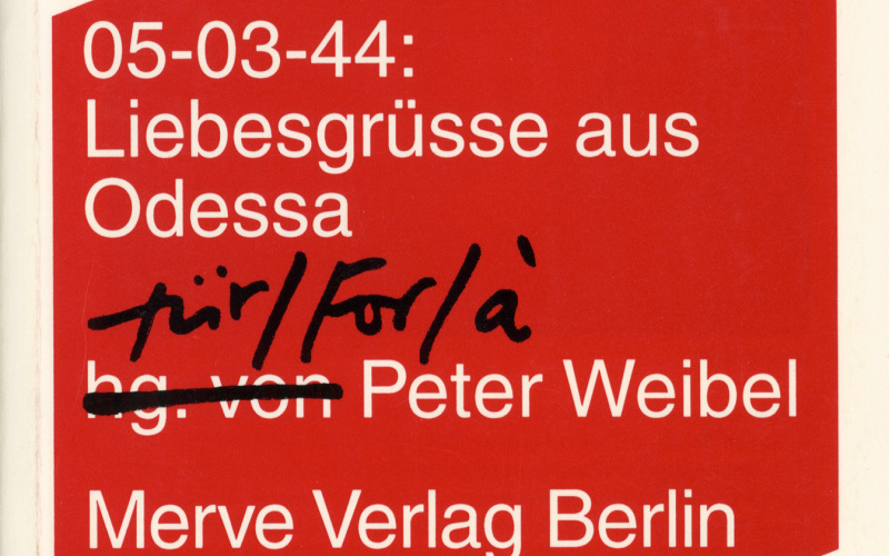Cover of the publication »05-03-44. Liebesgrüsse aus Odessa«
