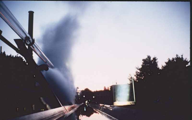 Dokumentation des C.A.V.S. Projekt »Centerbeam« in Kassel zur documenta 6, 1977