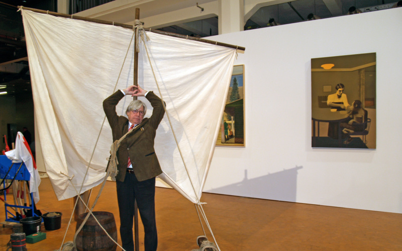 Exhibition view "Bazon Brock: March of Desire Through the Landscape of Theory"