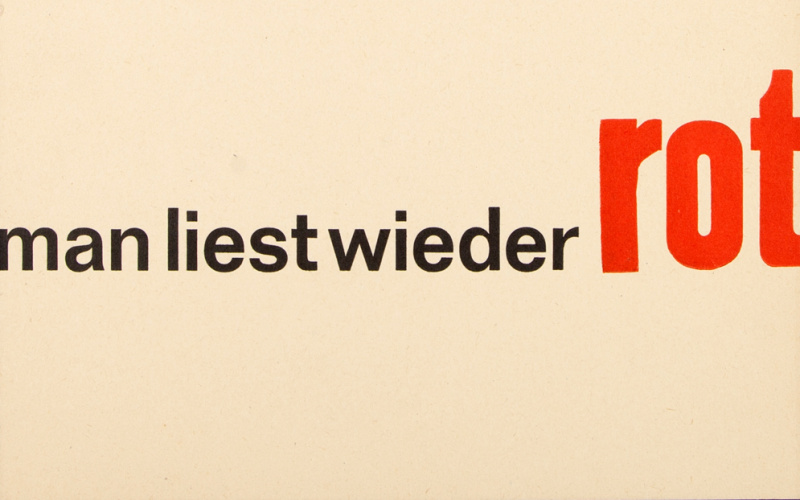 rot (Plakat) - o.A