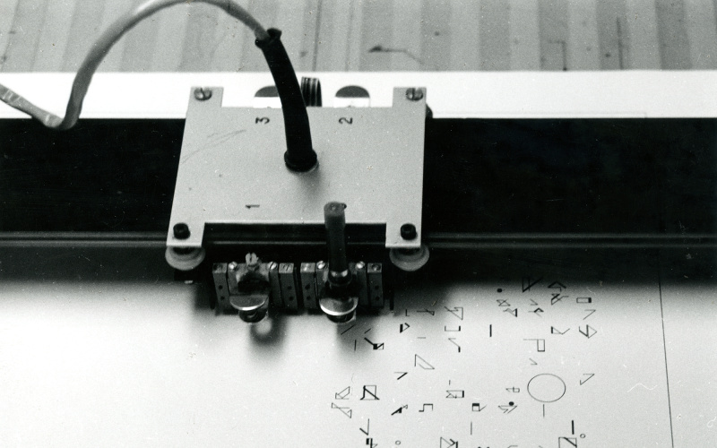 Benson Plotter in der Centre de Calcul de la Météorologie National