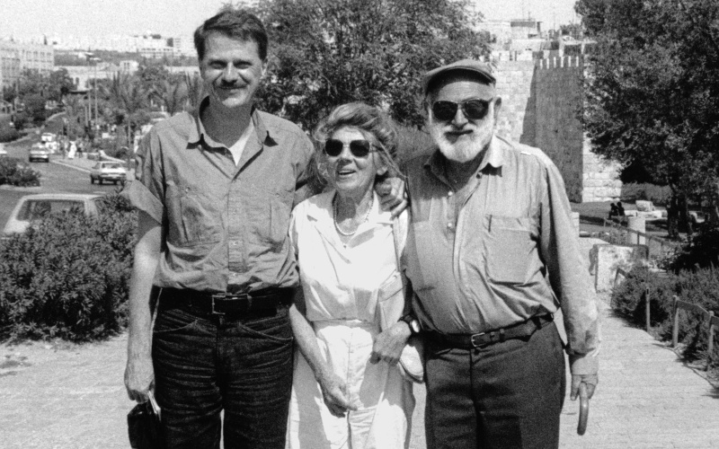 Andreas Müller-Pohle and Vilém Flusser, Jerusalem 1991