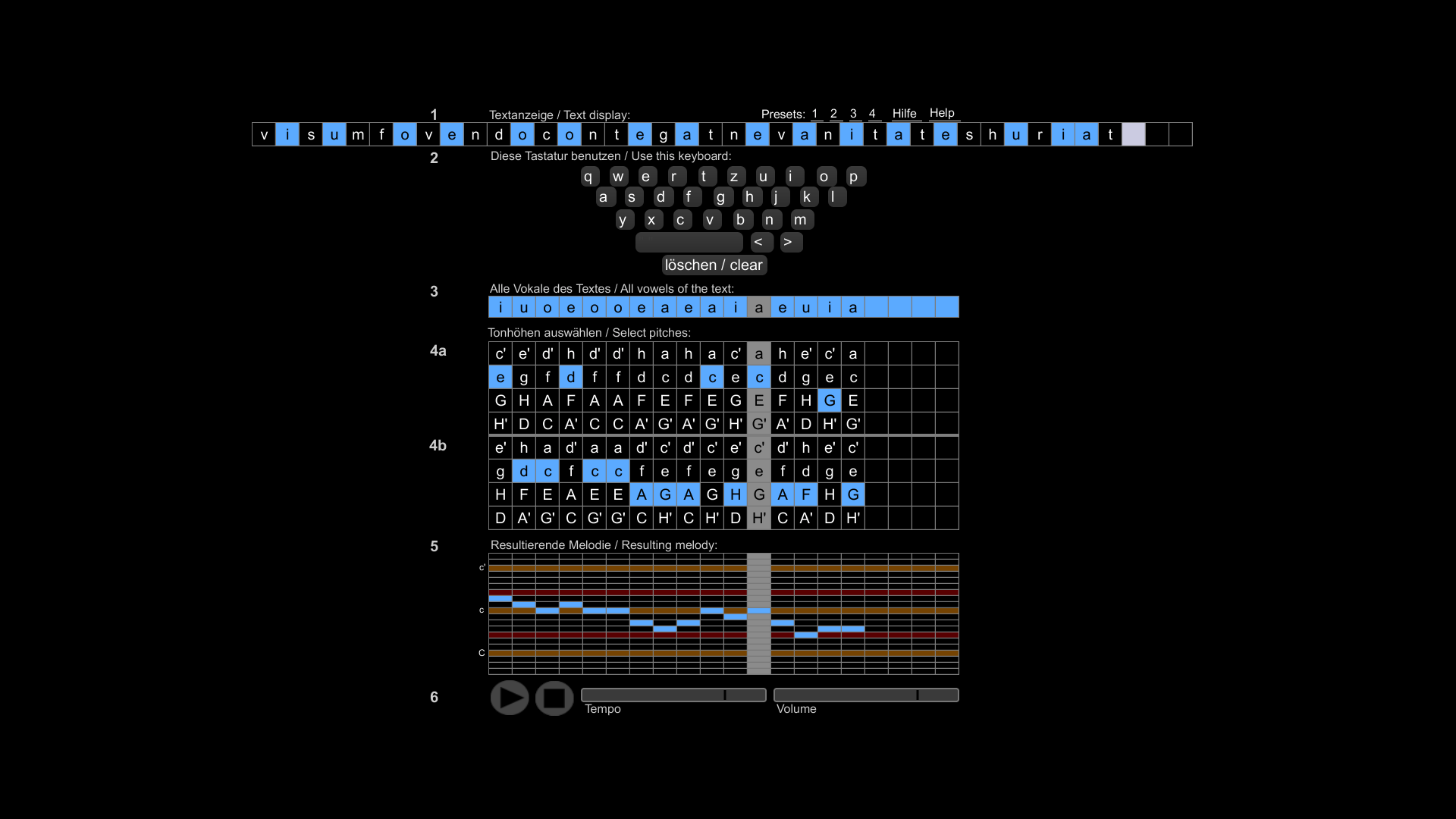 Screenshot der Arbeit »Guido's Code #B«