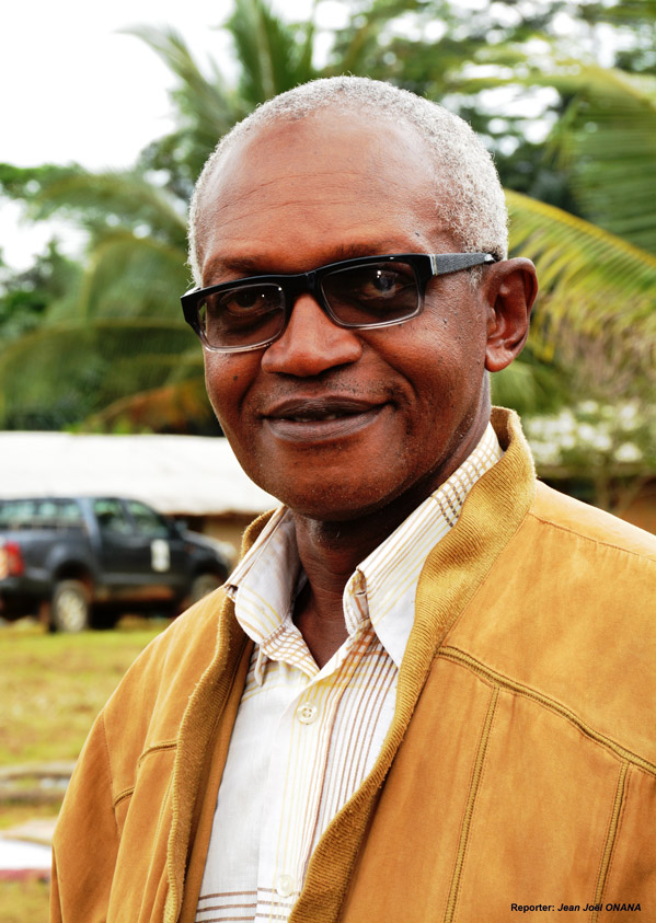 A portrait of Enoh Meyomesse