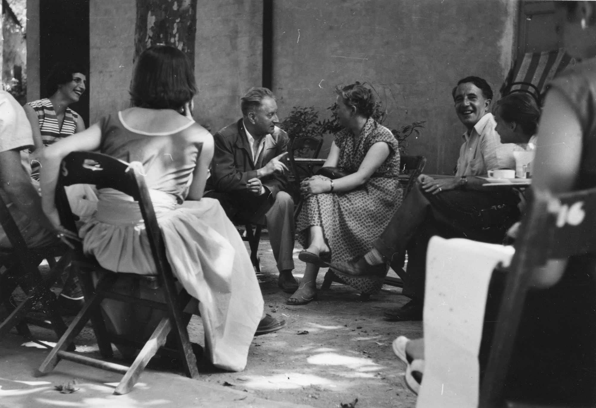 Jean Giono und Elisabeth Walther, Gréoux-les-Bains 1953