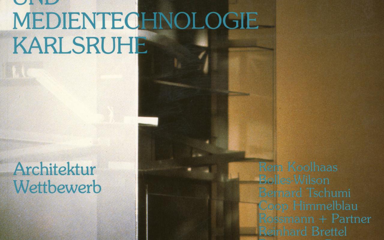 Cover of the publication »Das Zentrum für Kunst und Medien Karlsruhe. Ein Architektur Wettbewerb«