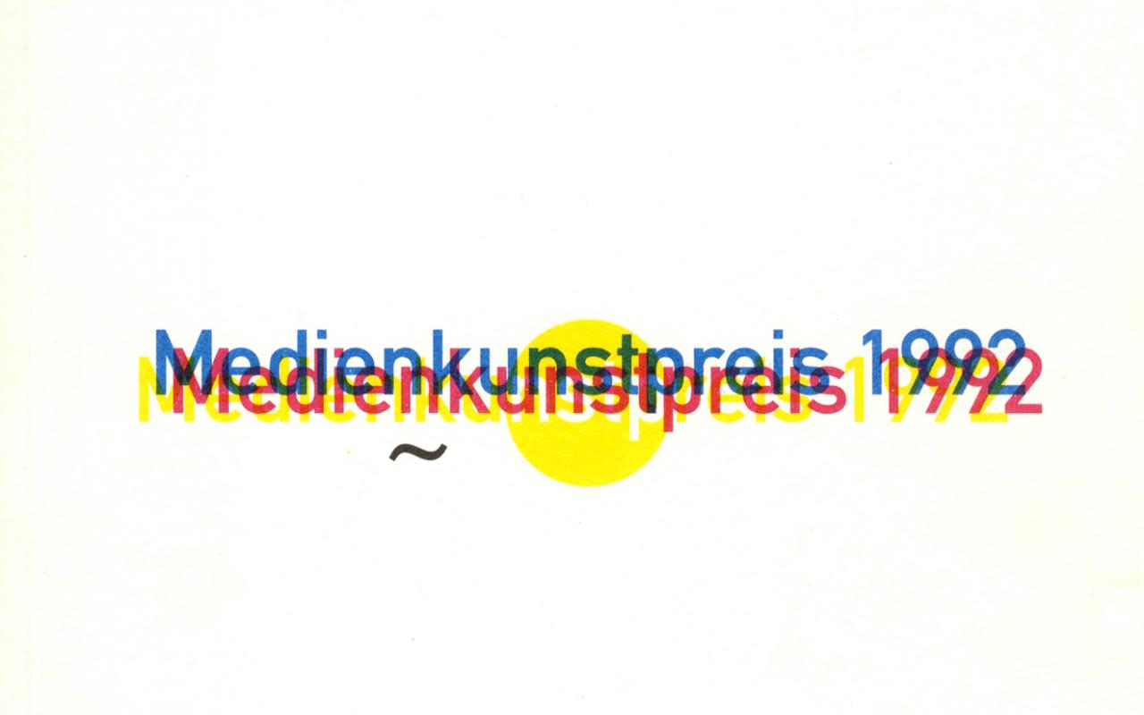 Cover of the publication »Medienkunstpreis 1992«