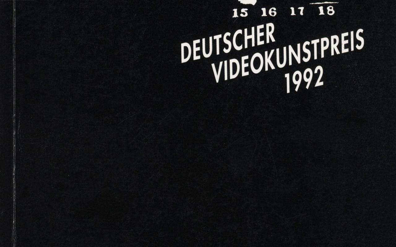 Cover der Publikation »Deutscher Videokunstpreis 1992«