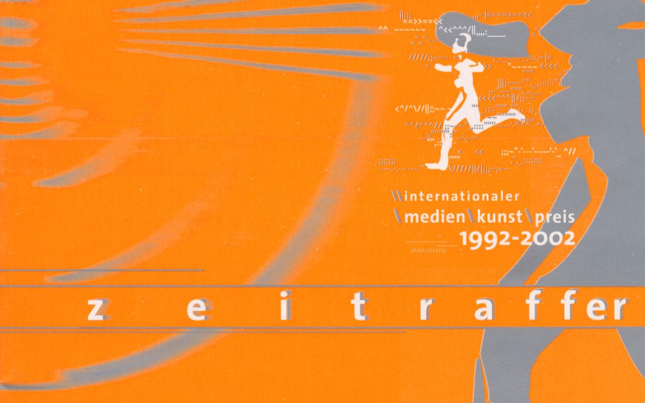 Cover der Publikation »Zeitraffer / Time Lapse. Internationaler Medienkunstpreis 1992–2002«