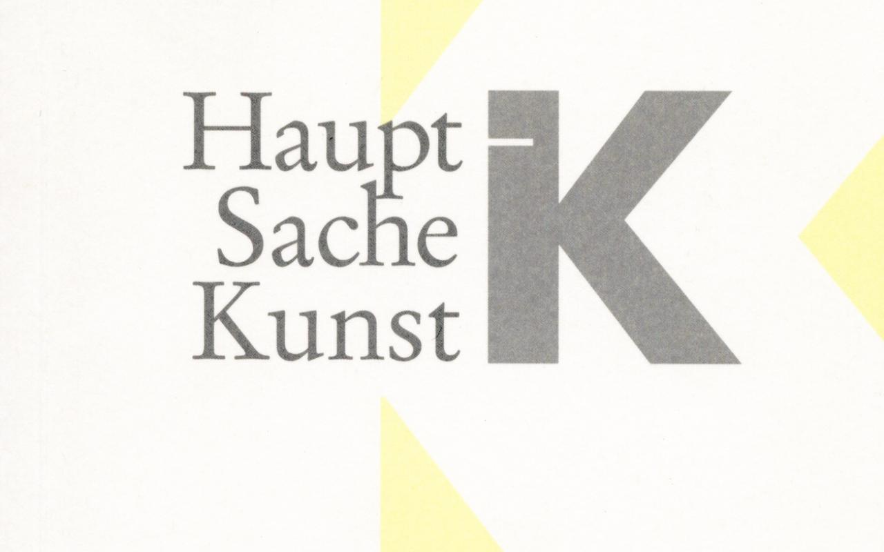 Cover der Publikation »Haupt Sache Kunst«