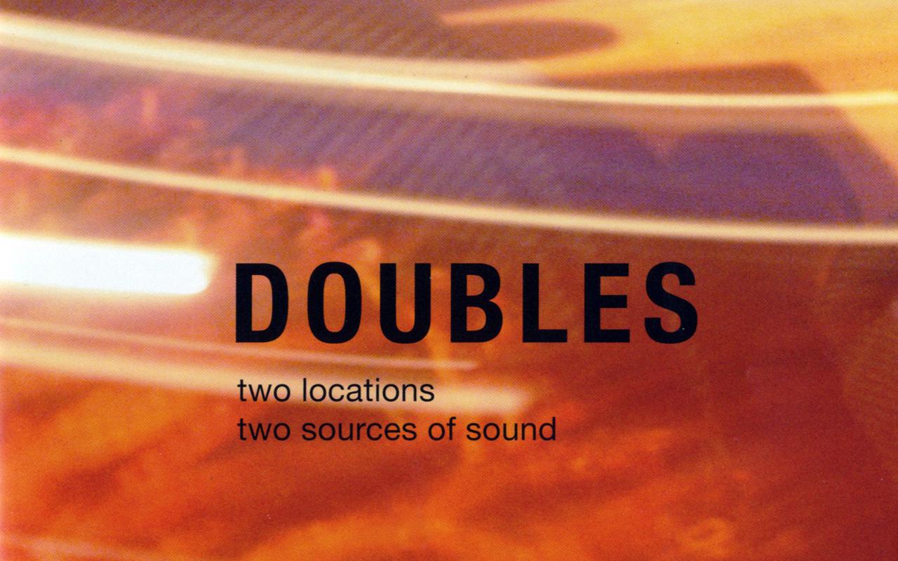 Cover of the publication »Doubles. Raum-Musik für Saxophone«