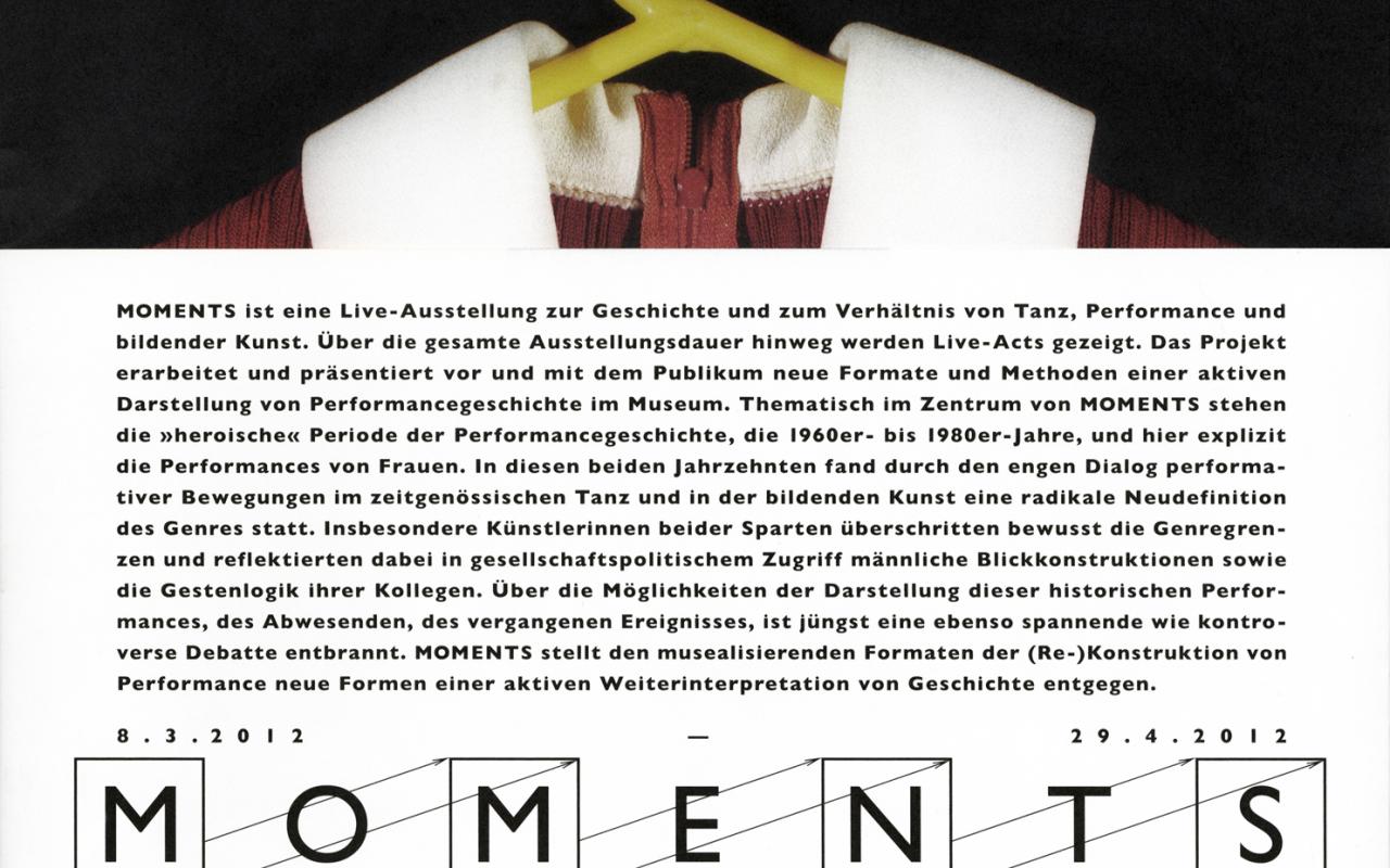 Cover of the publication »Moments«