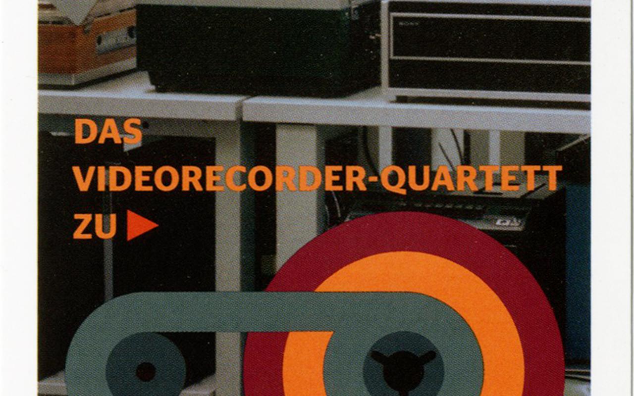 Cover der Publikation »Record Again! Videorecorder Quartett«