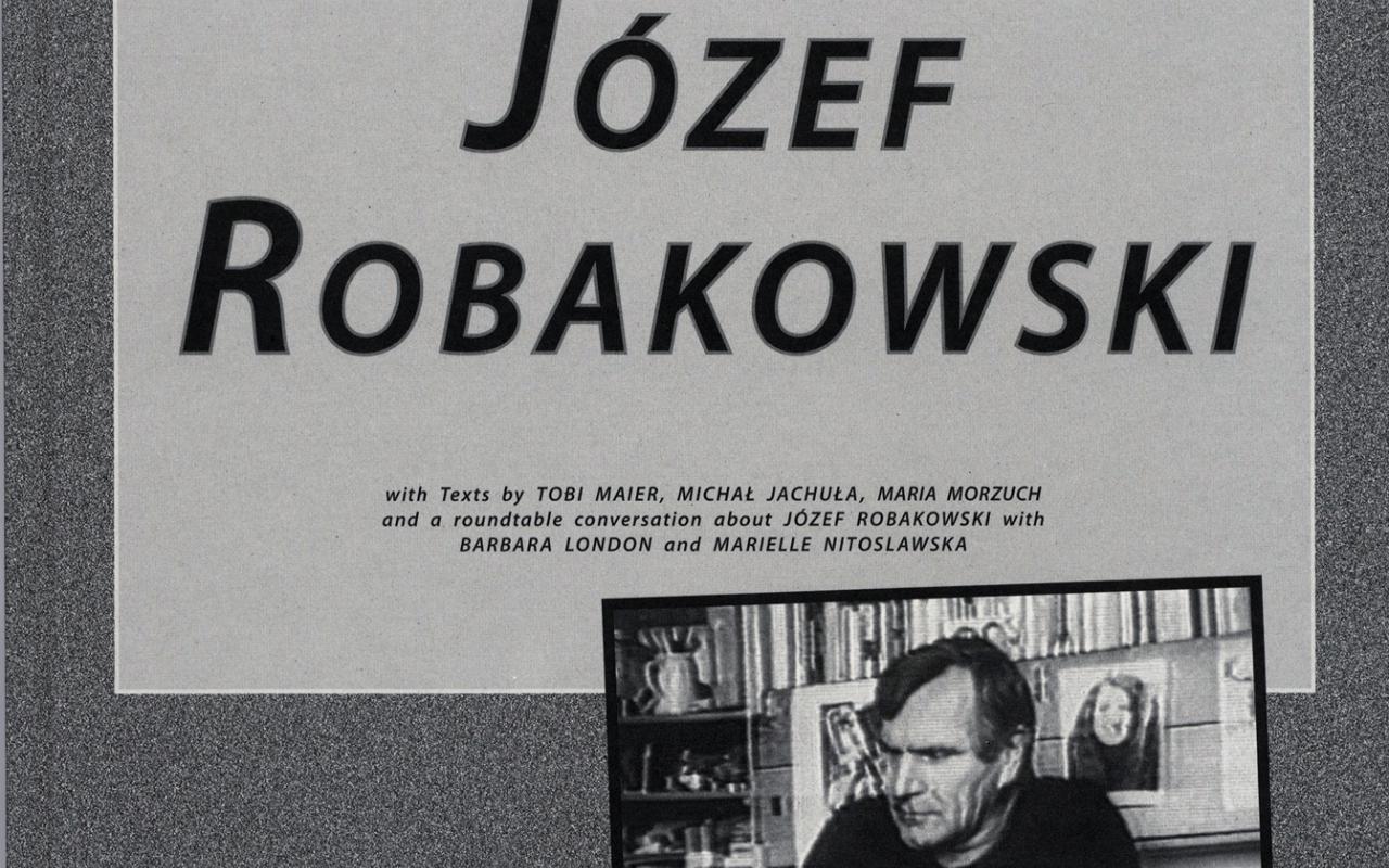 Cover of the publication »Józef Robakowski«