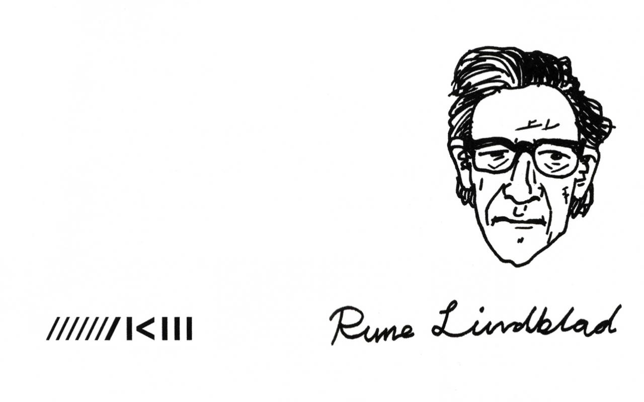 Cover der Publikation »Rune Lindblad«