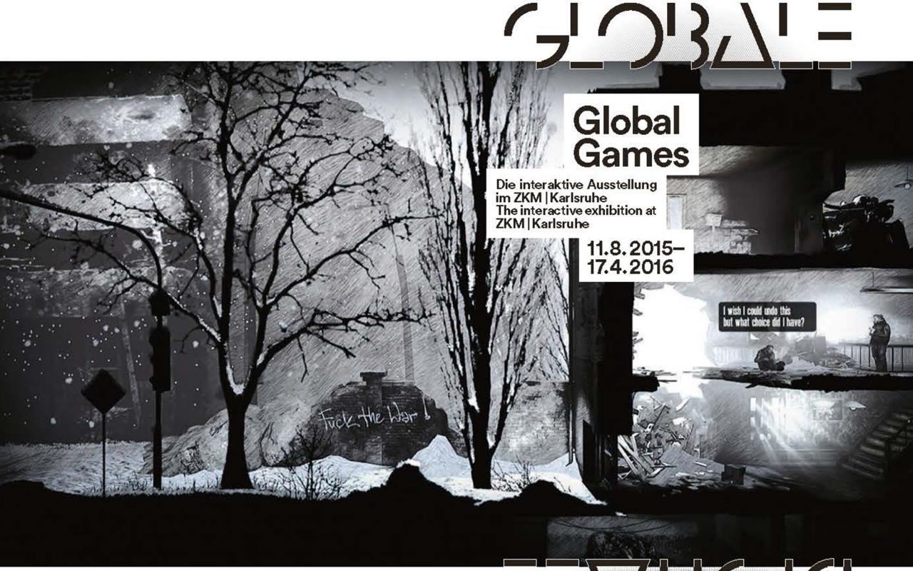 Cover of the leaflet for the exhbition »Global Games«