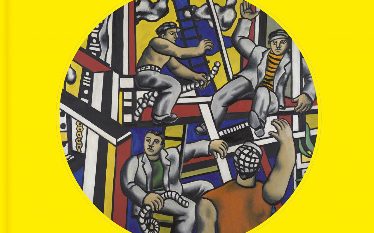 Bookcover with detail from Fernand Leger's painting »Constructeurs« (1951)