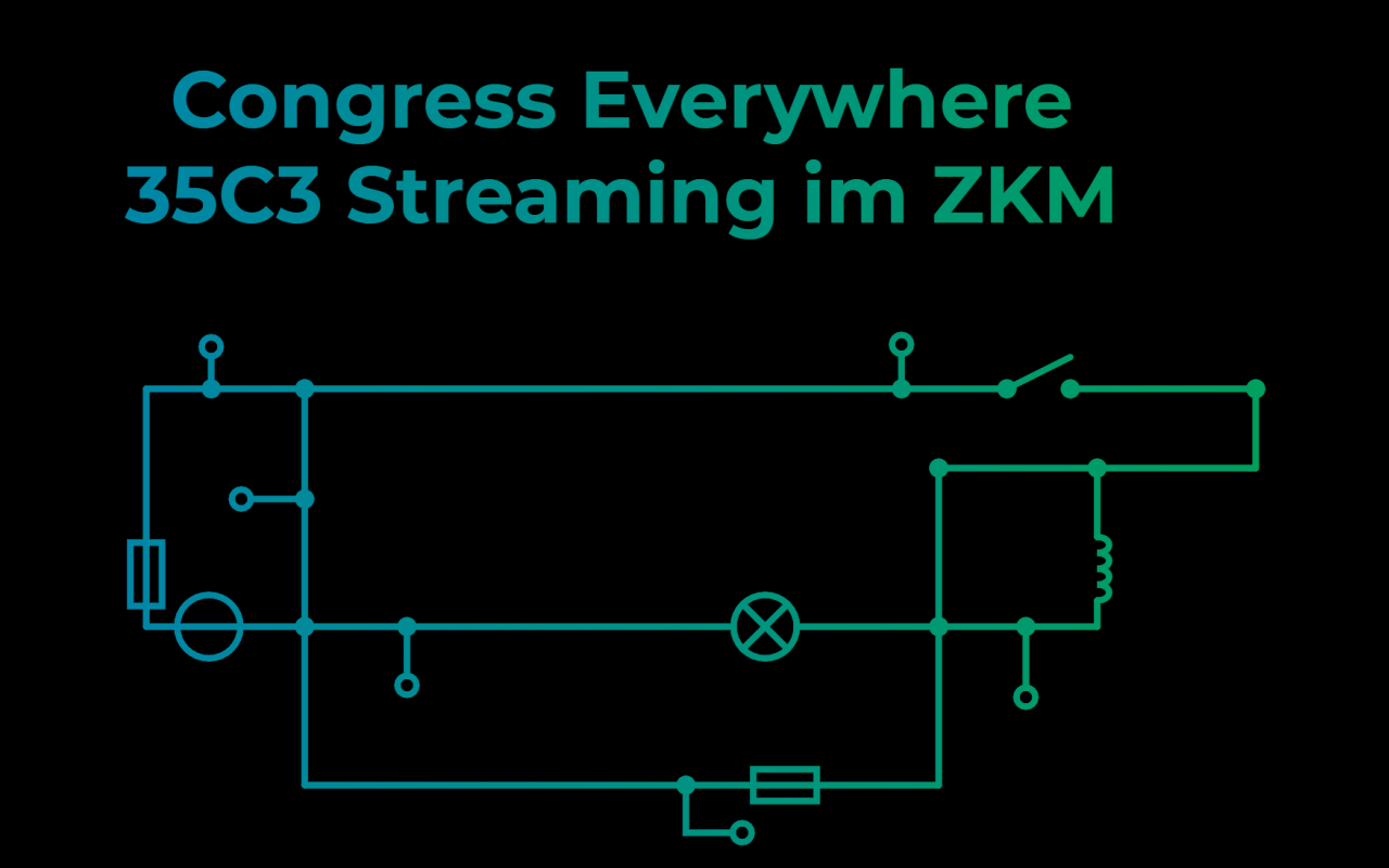 Congress Everywhere 35C3 Streaming im ZKM 