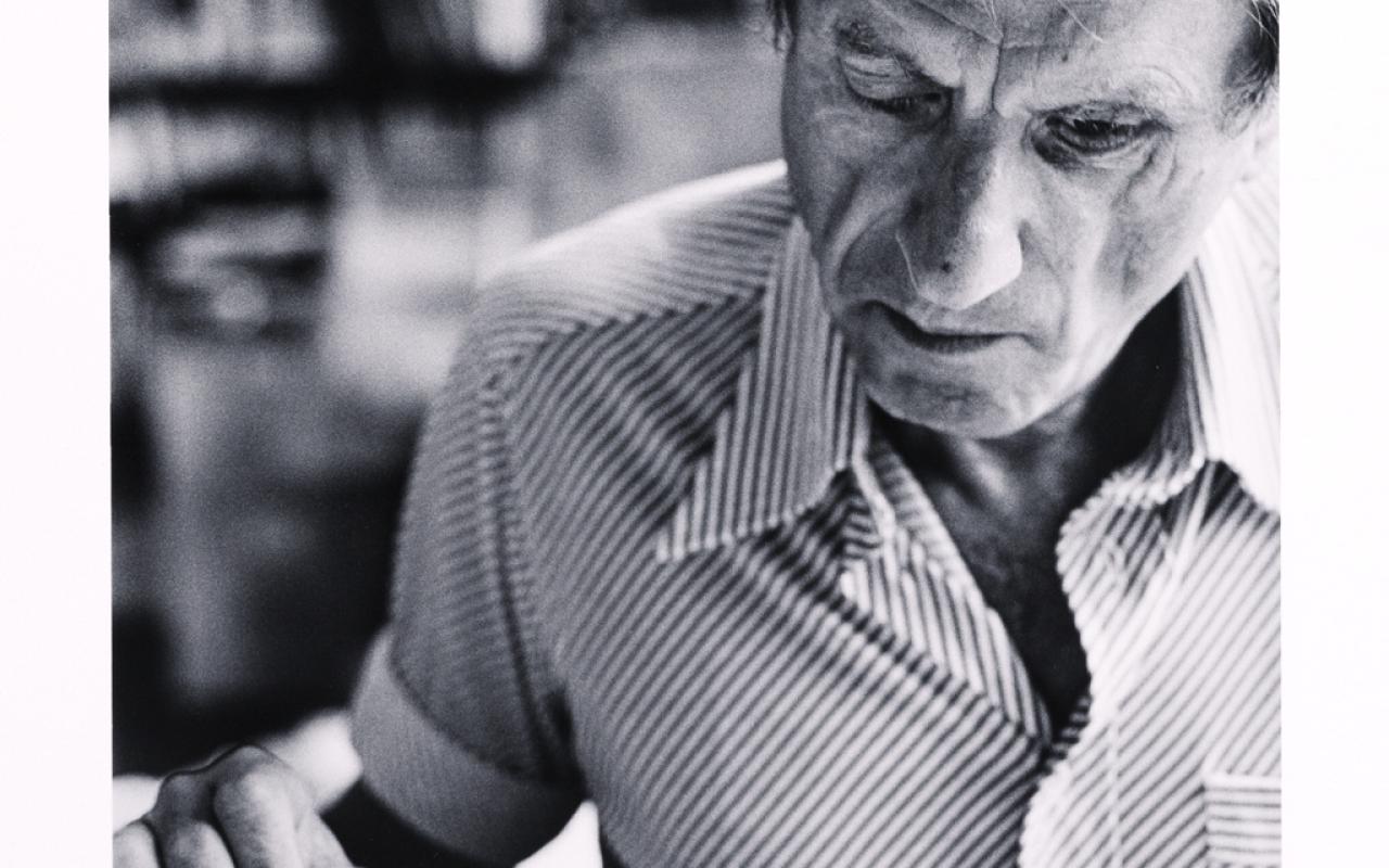 Werk - Iannis Xenakis at his studio in Paris