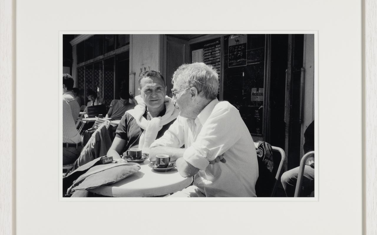 The last encounter of friends & former lovers John Giorno and Brion in May 1986 in front of Brion’s home in Paris. In mid-July Brion would pass on