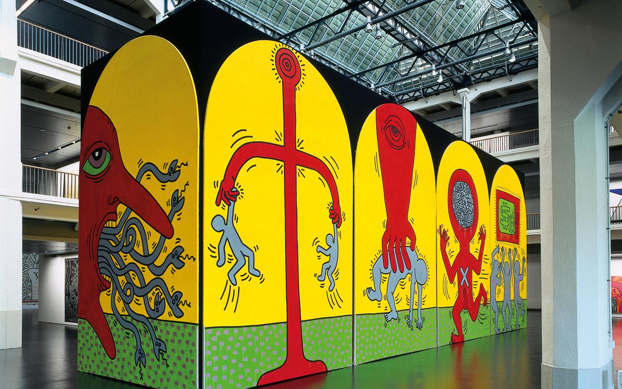Exhibition view "Keith Haring: Heaven and Hell"